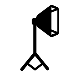 icon depicting lighting equipment