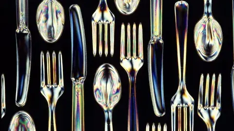 forks, spoons, and knives 