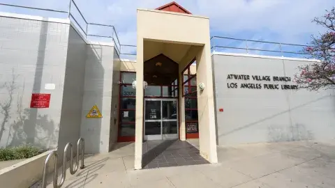 Exterior of Atwater Village Branch Library