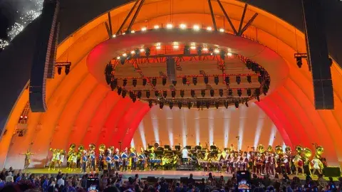 Fireworks at the Hollywood Bowl