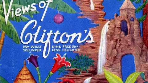 Views of Clifton's vintage poster