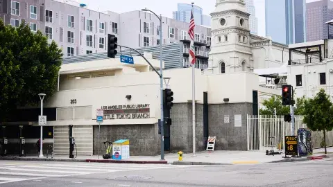 exterior of Little Tokyo Branch Library